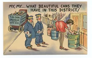 Salvage Garbage Frau Butt Off Farbe Risiko Comic Art Humor Postkarte - Bild 1 von 2