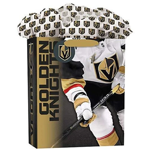 Vegas Golden Knights Large Gift Bag Gogo Multi Cover