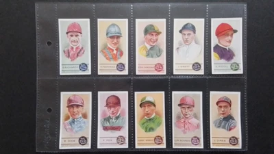 GODFREY  PHILLIPS,  1937  SPOT  THE  WINNER,  10, JOCKEYS. INVERTED SERIES. - Image 1 of 2