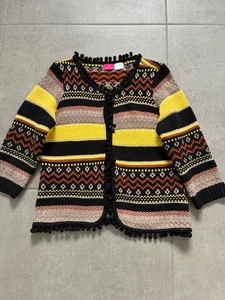 Together Damen Strickjacke im Ethno-Style Gr. 40 - Bild 1 von 3