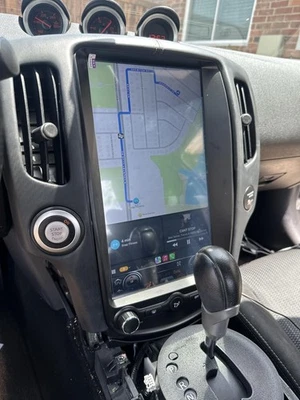 For 2008-2019 Nissan 370Z 13.6 inch Android Car Stereo Radio GPS Apple Carplay - Image 1 of 4