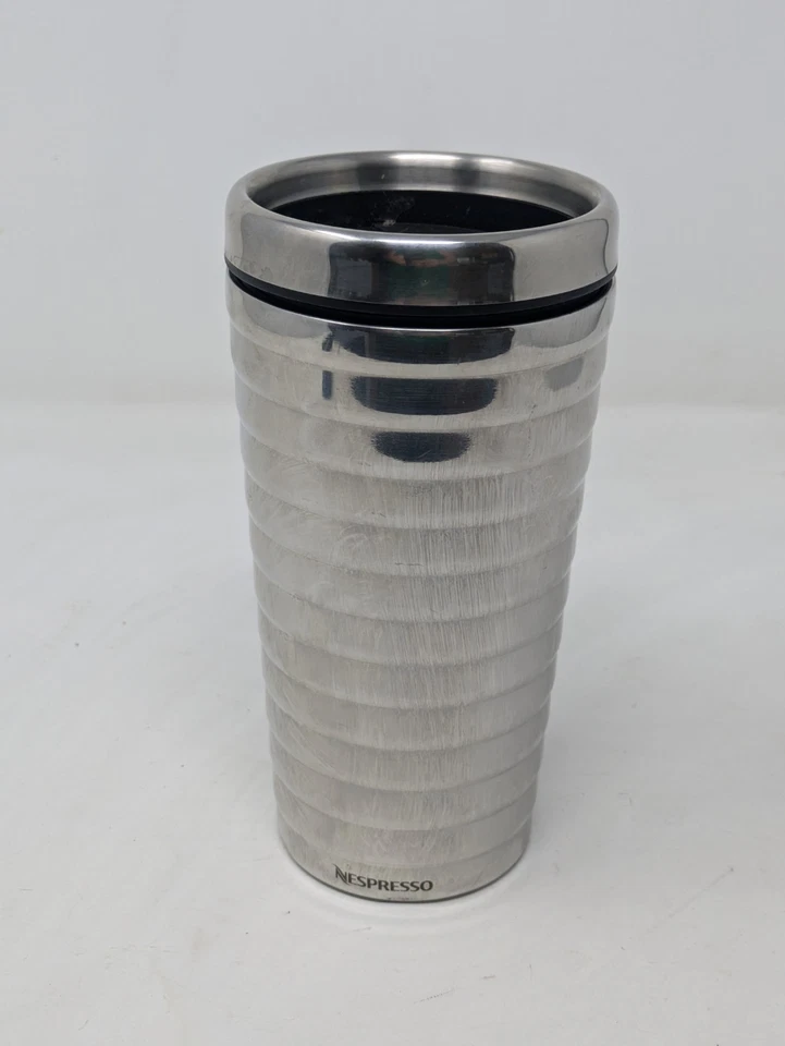 Nespresso Nomad Touch Travel Tumbler 11 fl oz Stainless Steel Mug Limited Ed. — 第 1/4 张图片