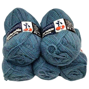 5-PK Vintage Pingouin Cómodo Doble Tejido Hilo Color #59 Lana Acrílico Mohair - Imagen 1 de 6