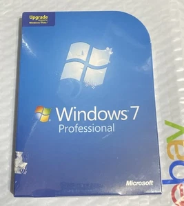 Windows 7 Professional Upgrade FQC-00130 DVD 32 & 64 Bit Discs Brandneu - Bild 1 von 3