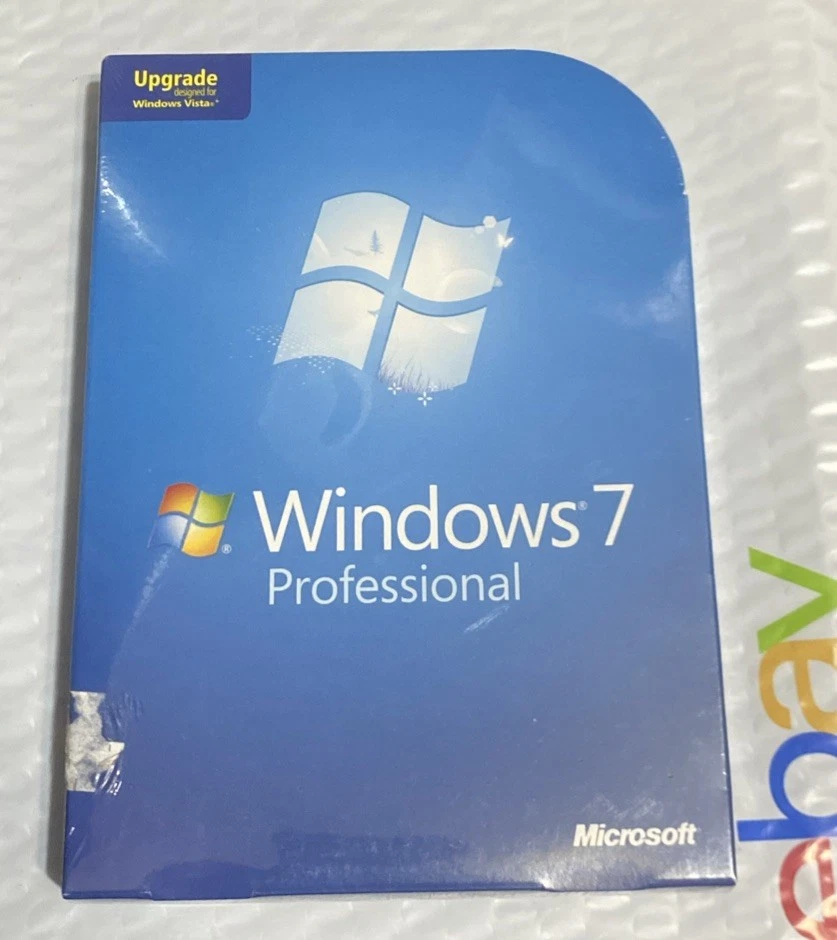 Windows 7 Professional Upgrade FQC-00130 DVD 32 & 64 Bit Discs Brand New - Image 1 of 3