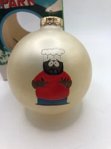 1998 South Park Holiday Ball Ornament Chef Figurine Comedy Central Christmas - Picture 1 of 6