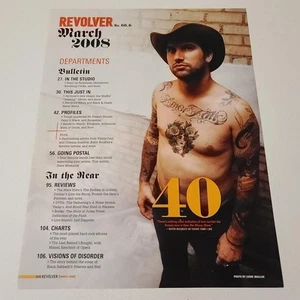 Keith Buckley (Every Time I Die) 1 Page Clippings - Picture 1 of 1