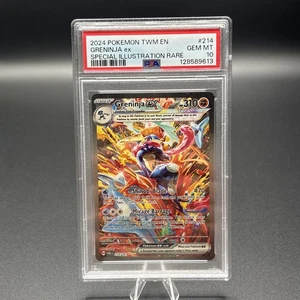 PSA 10 Greninja ex 214/167 Sv06: Twilight Masquerade Holo - Foto 1 di 6