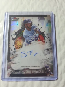 2024 Finest Samad Taylor Auto RC Refractor Rookie #FA-ST Royals - Picture 1 of 2