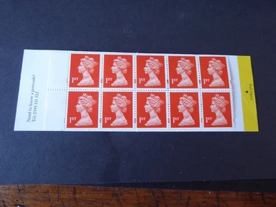 GB. Barcode Booklet. SG. HD11. Complete.  MNH. — 第 1/2 张图片