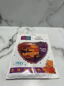 Vintage Disney M&D Pooh Love Ballon I Love You! Neu - Bild 1 von 2