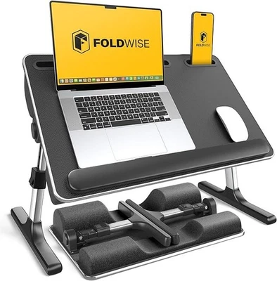 FoldWise 2‑in‑1 Bed & Lap Desk  Adjustable Height & Angle - Soft Cushion - Image 1 of 4