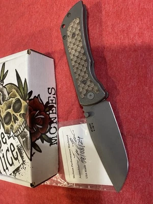 CUCHILLOS MCNEES TI CON INCRUSTACIÓN NUEVOS Foto 1 de 3