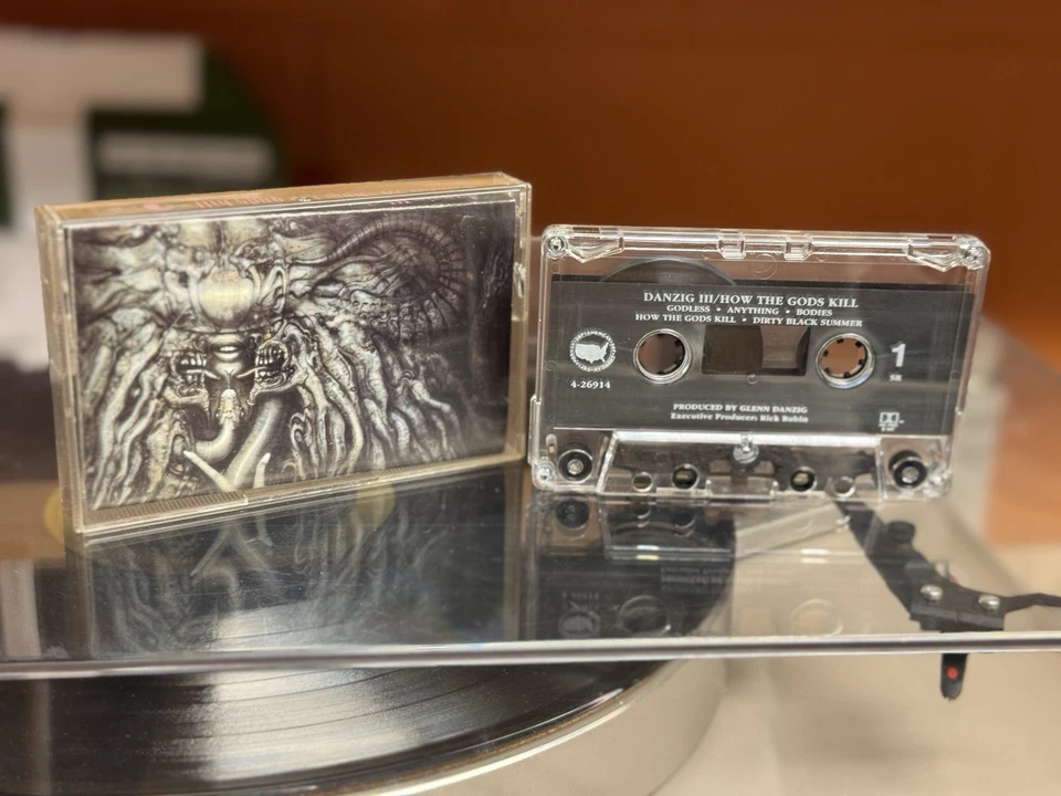 Danzig - Danzig III - How The Gods Kill Cassette Tape Rick Ruben The Misfits - Image 1 of 4