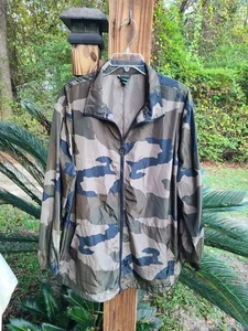 Wild Fable Camo Windbreaker Typ Damen Jacke Gr. XL Kordelzug Knebel unten - Bild 1 von 4