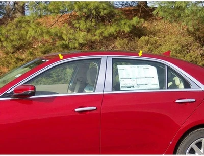 Equipamiento de ventana cromada FX de lujo 4p sin postes largos para Cadillac CTS 2014-2019 Foto 1 de 4