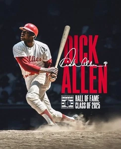 Dick Allen 2025 Hall of Fame Induction Philadelphia Phillies 8x10 MLB Photo - Picture 1 of 1