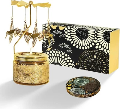 Colibrí Giratorio Lavanda Perfumada Vela Regalos para Mujeres Mamá Regalos de Cumpleaños Foto 1 de 4