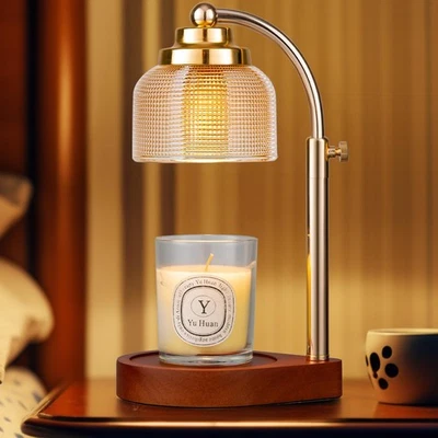 Candle Warmer Lamp with Timer and Dimmer - Adjustable Height, Scent Gold  - Image 1 of 4
