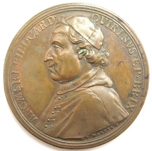 [R3922] Medaglia 1752, Brescia Corfù, Angelo Maria Querini - Imagen 1 de 2
