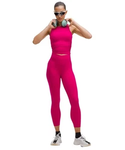 NUEVO CON ETIQUETAS $118 Leggings ajustados lululemon Glow Up™ Super-High-Rise Passionate Rosa 25" 6 - Imagen 1 de 9