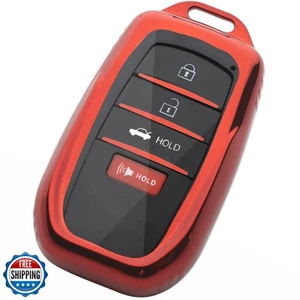 WTSHOPME Key Fob Cover Fit for Toyota Camry 2025 4runner Crown Corolla Cross - Bild 1 von 5