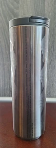 Starbucks Tumbler Silver Waves grau schwarz 16 Oz Januar 2020 Nachfüllbecher - Bild 1 von 4