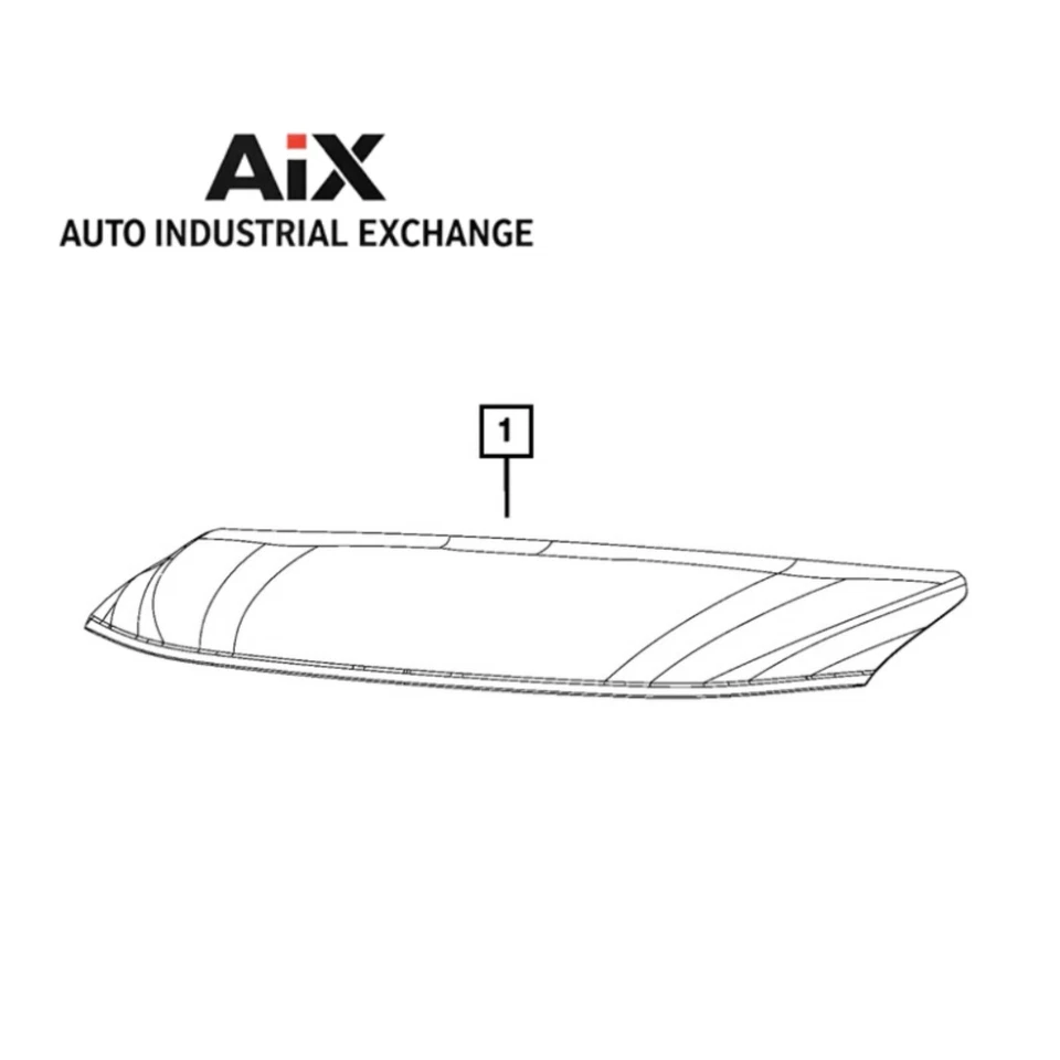 Campana extractora Mopar 68185639AC - OEM genuina imprimada de fábrica hecha en EE. UU. Nueva Foto 1 de 4