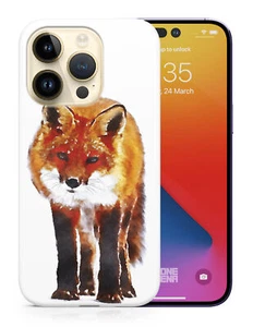 CASE COVER FOR APPLE IPHONE|WATERCOLOR FOX - Picture 1 of 44