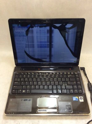 HP Pavilion dv4-1465dx Laptop 14" Intel Core 2 Duo RUINED SCREEN -PP - Image 1 of 4