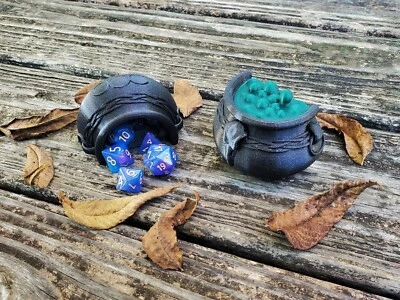 Ímã de armazenamento de caldeirão de bruxa - Assustador assustador Halloween ímã de geladeira presente - Imagem 1 de 4