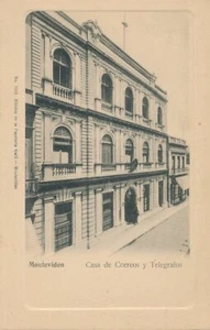 MONTEVIDEO - Casa de Correos y Telegráficos - Uruguay - udb (pre 1908) - Imagen 1 de 2