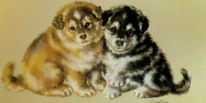 Josephine Crumrine Alaska Cruise Line Menu Alaskan Husky Puppies - Picture 1 of 5
