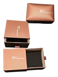 Set of 3 Empty HONG KONG Jewelry Boxes | Chow Tai Fook | Chow Sang Sang - Picture 1 of 7