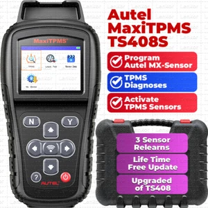 2024 AUTEL MaxiTPMS TS408S TPMS Sensor Programming Reset Diagnostic Scanner Tool - Picture 1 of 16