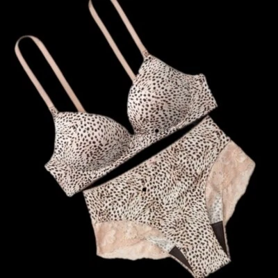 Victorias Secret Supersoft Body Maternity Set Nursing Wireless Bra & Shortie New - Image 1 of 4