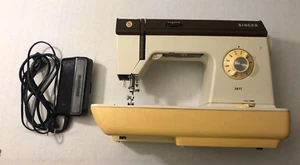 Nähmaschine Singer Getestet und Funktioniert Alte Maschine Stromkabel Nähgerät - Bild 1 von 13