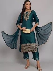 Bollywood Designer Salwar Kameez Set Kurti Kleid Indisch Damen Tunika Kurta Set - Bild 1 von 7