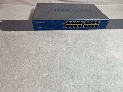 Conmutador de red Ethernet Hawking Technology HFS16T 16 puertos 10/100M SIN CABLE Foto 1 de 4