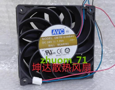 1PC AVC DBTB1238B4U 24V 1.76A 12CM 12038 inverter high air volume fan - Image 1 of 3