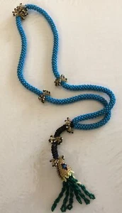 VINTAGE PAIUTE BEADED BASKET NECKLACE - Picture 1 of 5