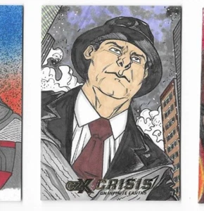 Cryptozoic Crisis CZX sketch card Elson Dos Santos Junior - Picture 1 of 1