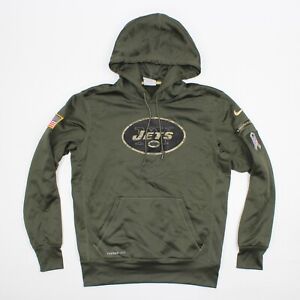 New York Jets Men's Nike Therma-Fit Salute To Service Hoodie Sweatshirt Medium