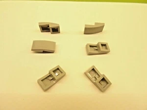 100x - LEGO - Light Bluish Gray Slope, Curved 2 x 1 x 2/3 (11477), new - Picture 1 of 1