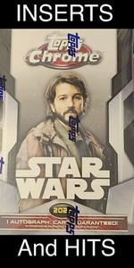 INSERTS AND HITS  2023  Star Wars Chrome Trading Cards Complete Your Set U Pick