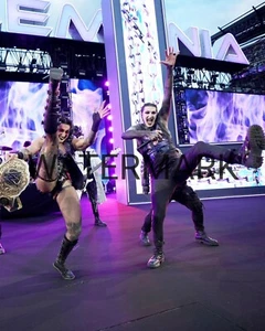 Rhea Ripley Chris Motionless In White 8x10 PHOTO WWE WM 40 - Picture 1 of 1