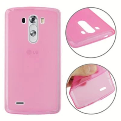 Custodia Per Telefono TPU Protettiva Bumper Case Per LG G3 Rosa - Immagine 1 di 4