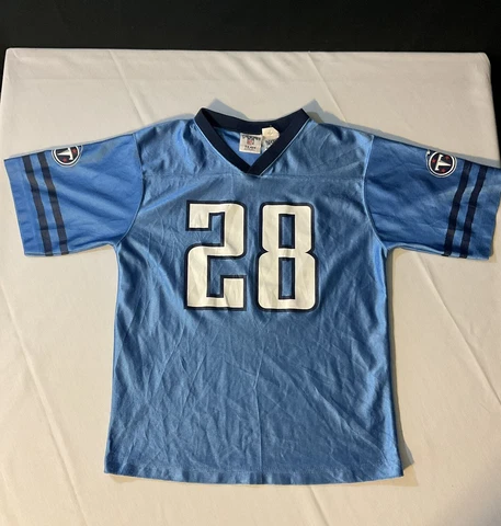 VTG Tennessee Titans Vintage Chris Johnson Boys Youth Jersey 2XL Cover