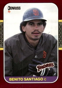 1987 Donruss Opening Day #148 Benito Santiago - Picture 1 of 2
