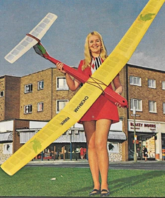 CHOBHAM HAWK   Sailplane, Glider, 108 inch  WS RC Airplane Printed Plans   - Image 1 of 4